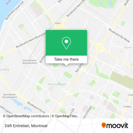 Défi Entretien map
