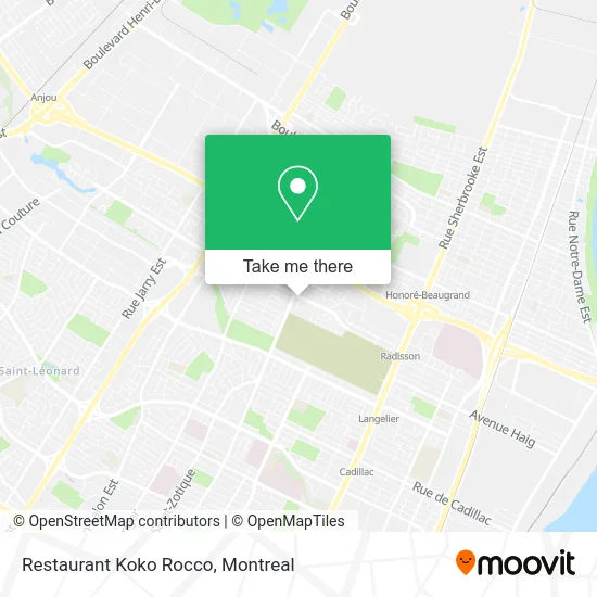 Restaurant Koko Rocco map