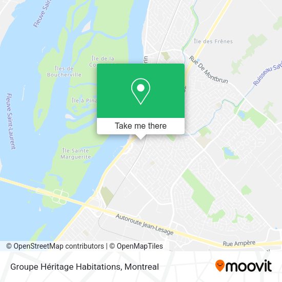 Groupe Héritage Habitations map