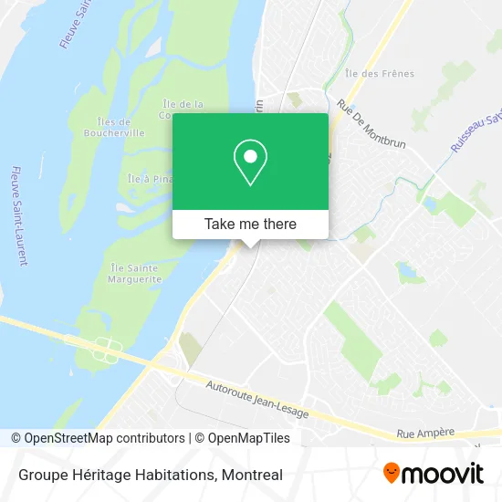 Groupe Héritage Habitations map
