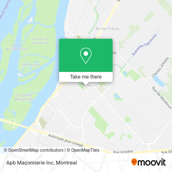 Apb Maçonnerie Inc map