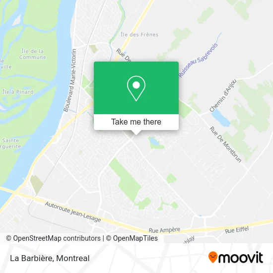 La Barbière map