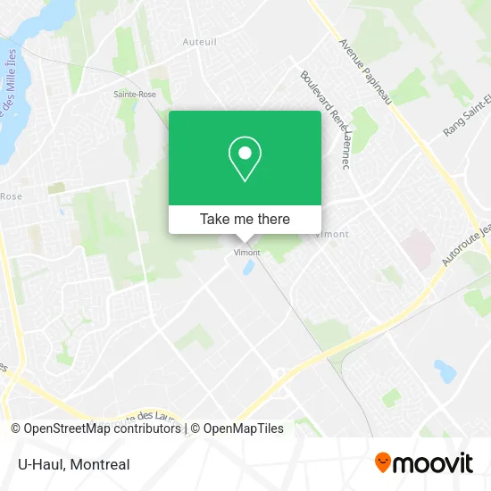 U-Haul map