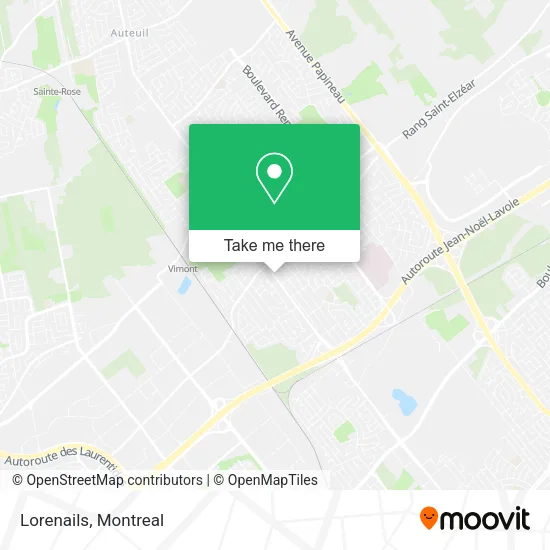 Lorenails map