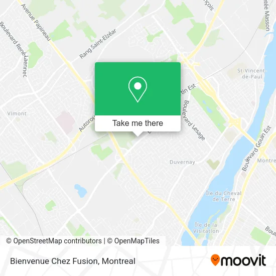 Bienvenue Chez Fusion map