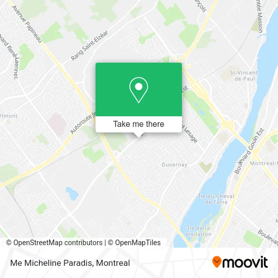 Me Micheline Paradis map