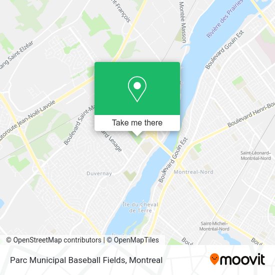 Parc Municipal Baseball Fields map