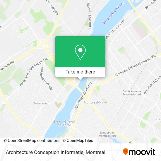 Architecture Conception Informatis map