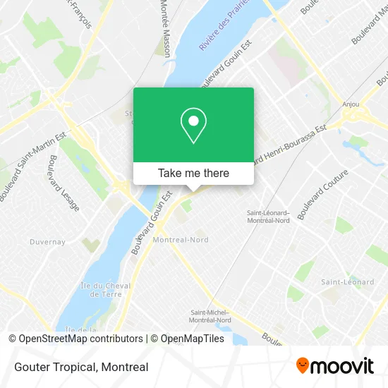 Gouter Tropical map