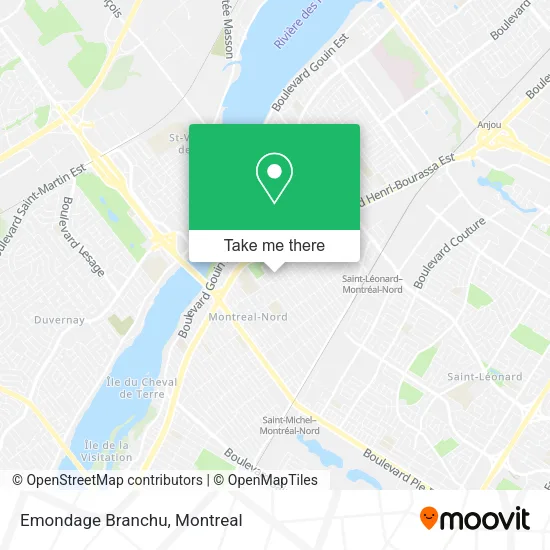 Emondage Branchu map