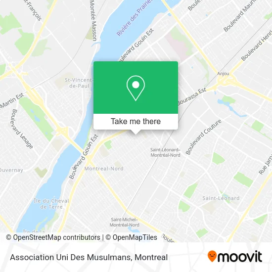 Association Uni Des Musulmans map