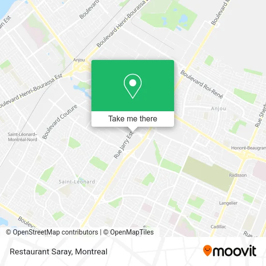 Restaurant Saray map