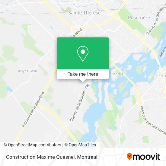 Construction Maxime Quesnel map