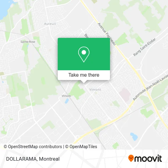DOLLARAMA map