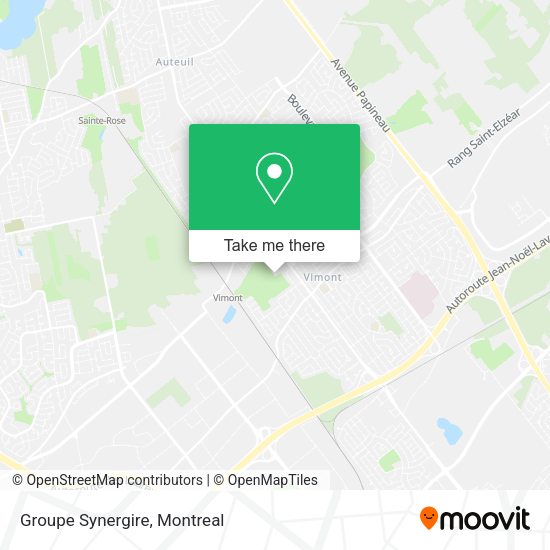 Groupe Synergire map