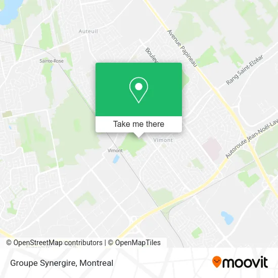 Groupe Synergire map