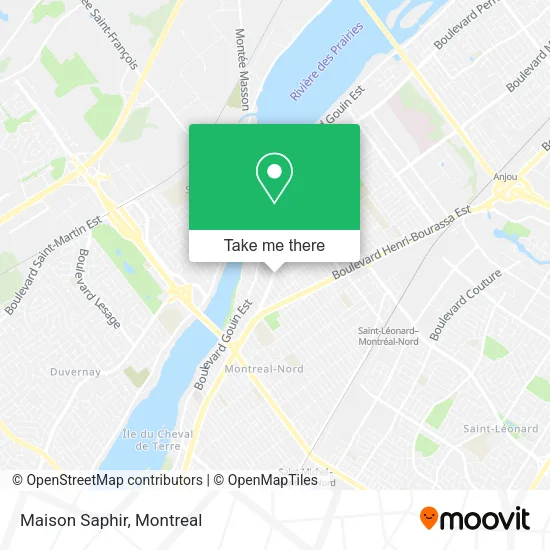 Maison Saphir map