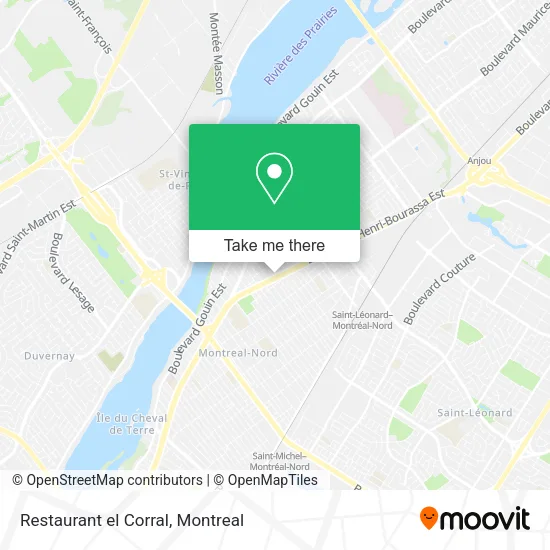 Restaurant el Corral map