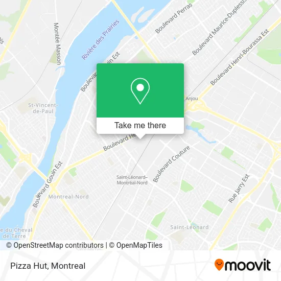 Pizza Hut map