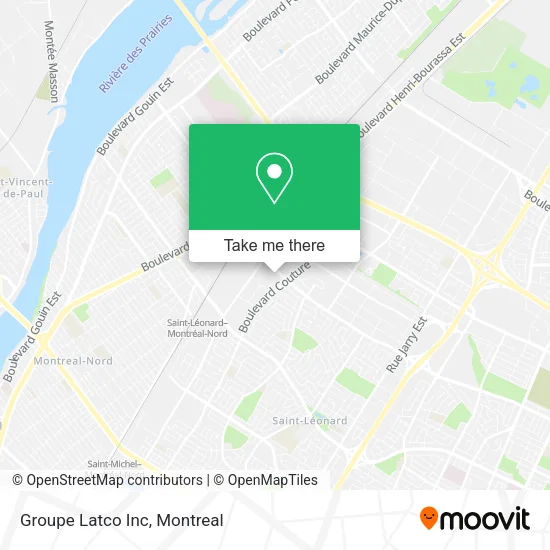 Groupe Latco Inc map