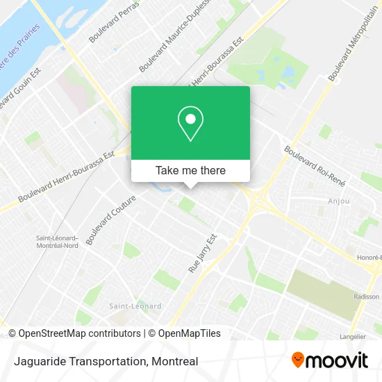 Jaguaride Transportation map