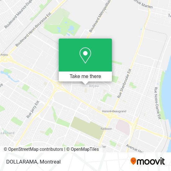 DOLLARAMA map