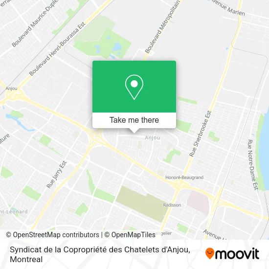 Syndicat de la Copropriété des Chatelets d'Anjou map