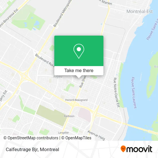 Calfeutrage Bjr map