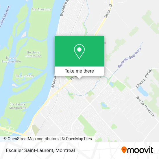 Escalier Saint-Laurent map