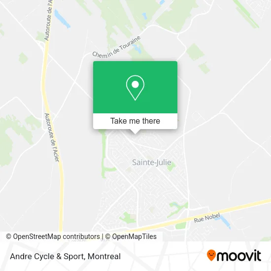 Andre Cycle & Sport map