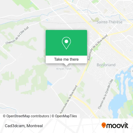 Cad3dcam map