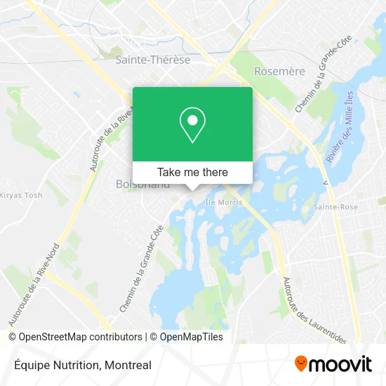 Équipe Nutrition map