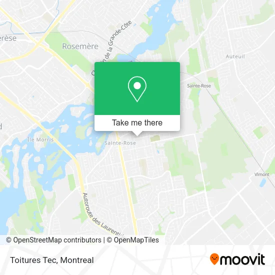 Toitures Tec map