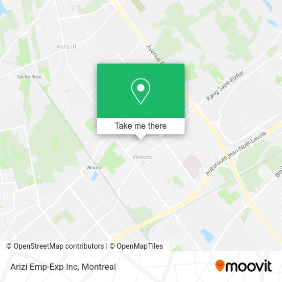 Arizi Emp-Exp Inc map