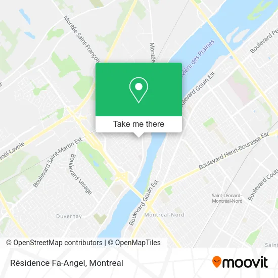 Résidence Fa-Angel map