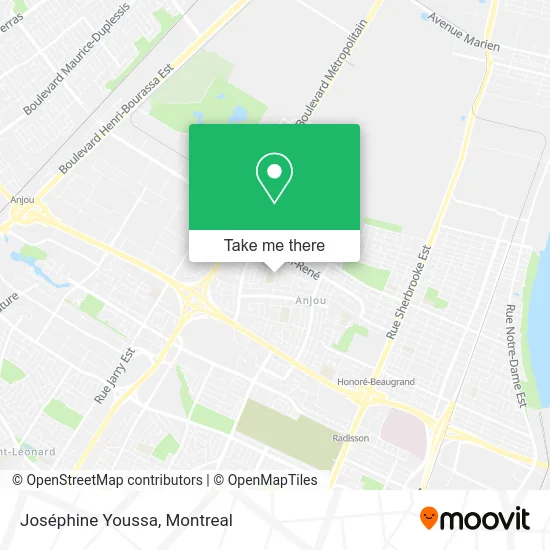 Joséphine Youssa map