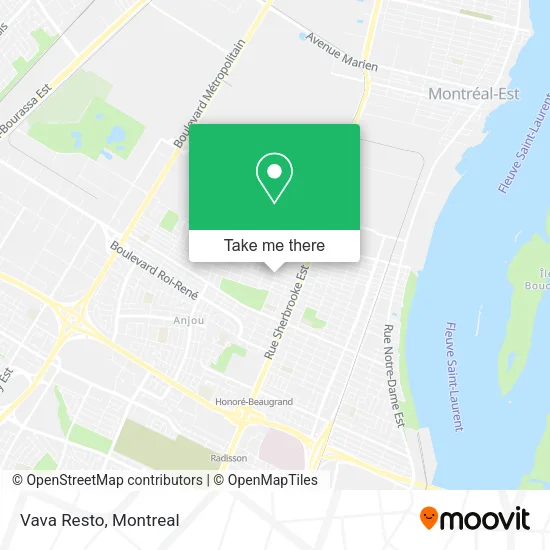 Vava Resto map