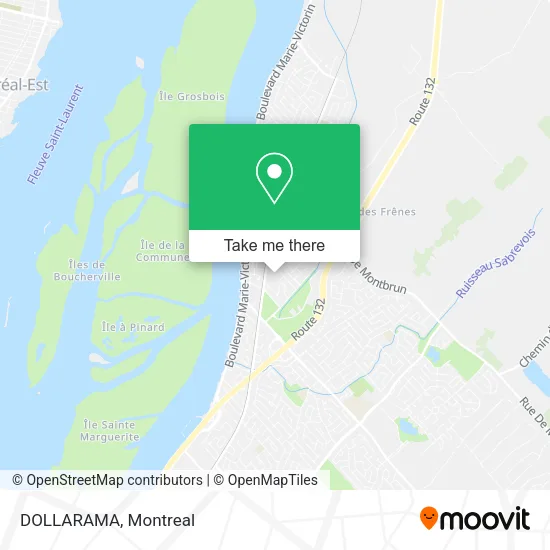 DOLLARAMA map