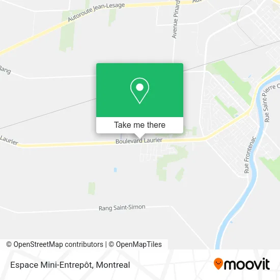 Espace Mini-Entrepôt map