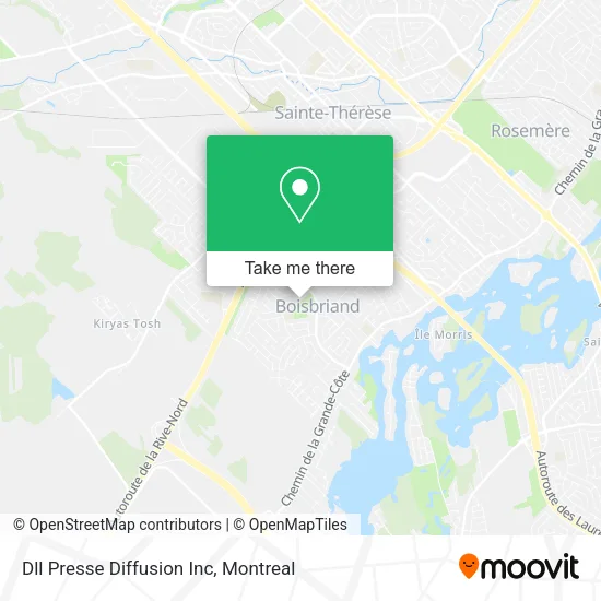 Dll Presse Diffusion Inc map