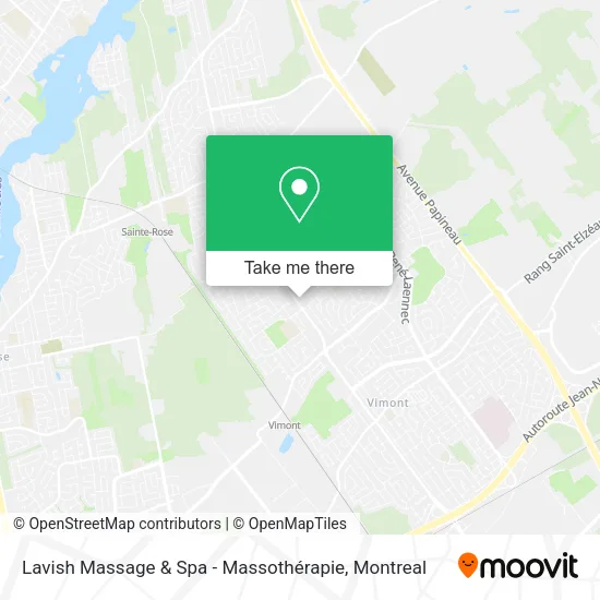 Lavish Massage & Spa - Massothérapie map