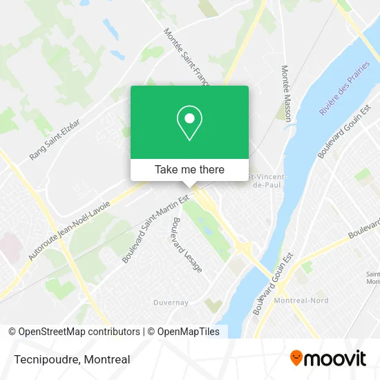 Tecnipoudre map