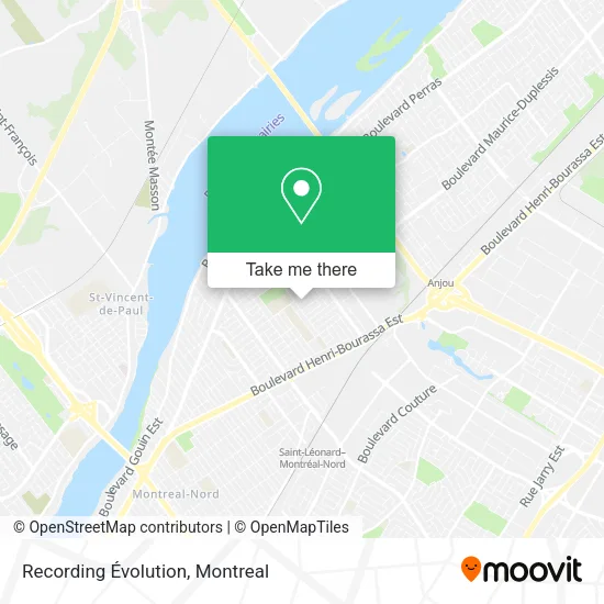 Recording Évolution map