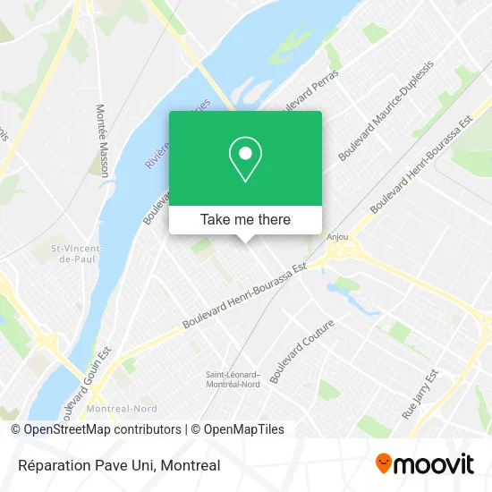 Réparation Pave Uni map