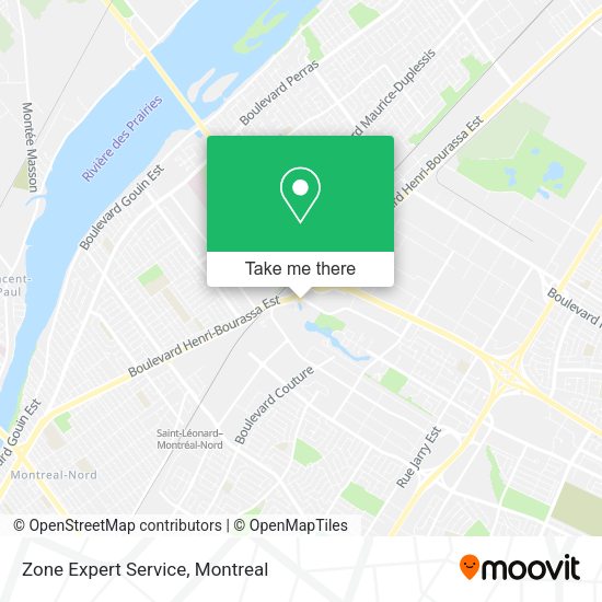 Zone Expert Service map