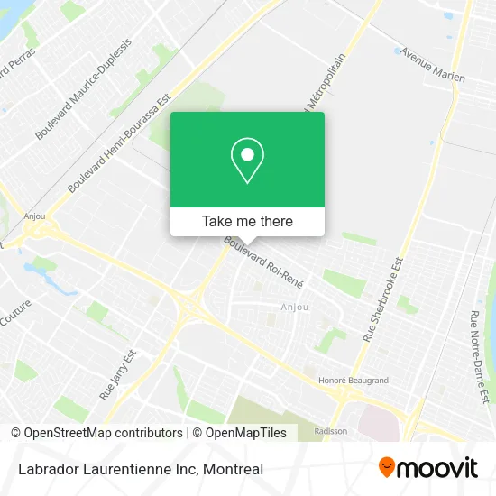 Labrador Laurentienne Inc map