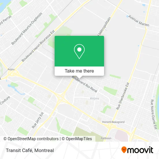 Transit Café map