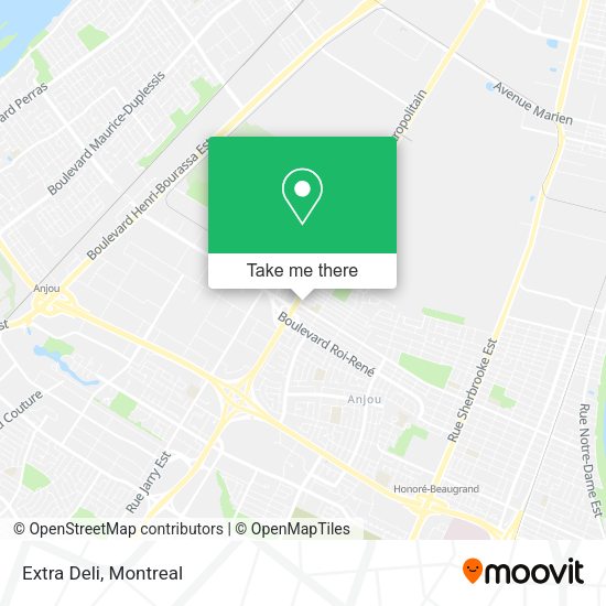Extra Deli map