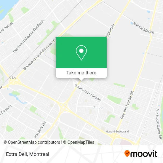 Extra Deli map