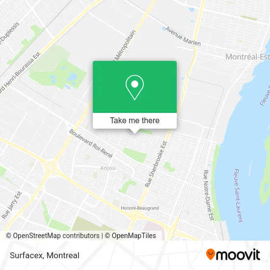 Surfacex map